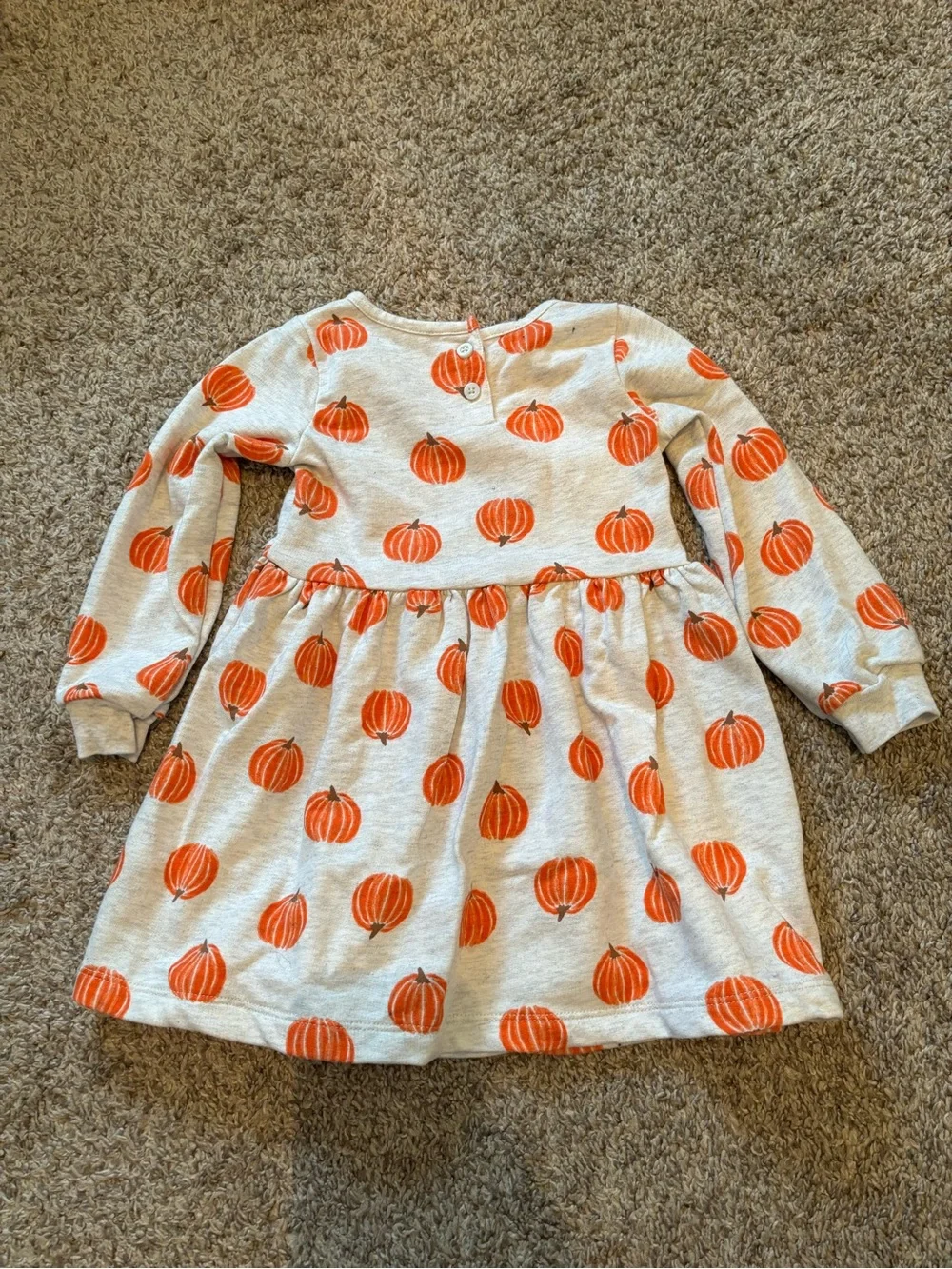 Carters pumpkin dress
